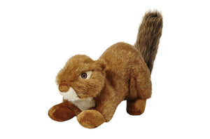 Fluff & Tuff Red Squirrel Squeakerless