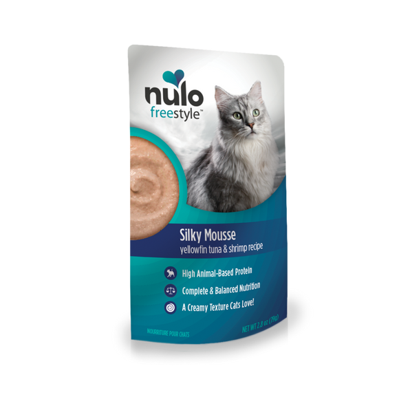 Nulo Cat Mousse Yellowfin Tuna Shrimp 2.8oz