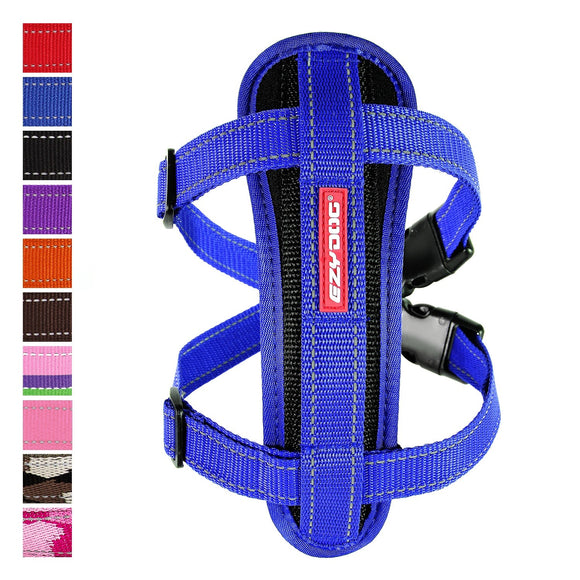 EzyDog Chest Plate Harness Blue