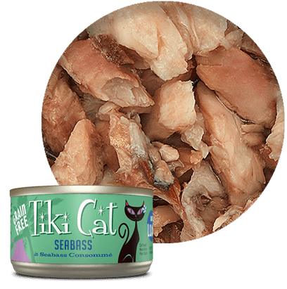 Tiki Cat Luau Seabass In Seabass Consomme 2.8oz