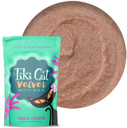 Tiki Cat Velvet Mousse PCH Tuna Chicken 2.8z