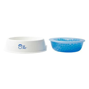 GF Pet Ice Bowl White Blue