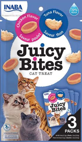 Inaba Juicy Bites Tuna Chicken 3 Pack