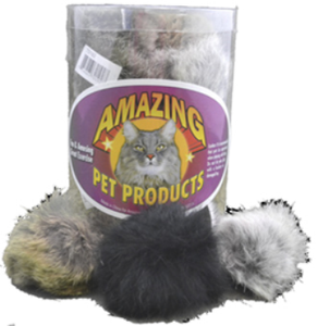 Amazing Cat 3" Real Fur Ball