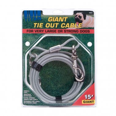 Coastal Titan Giant Tie Out Cable 15'