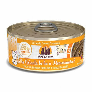 Weruva GF Cat Pate  Who Wants Meowinaire 5.5oz