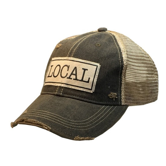 Vintage Life Distressed Trucker Cap Local