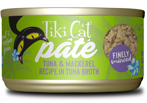 Tiki Cat Luau Pate Tuna Mackerel 2.8oz