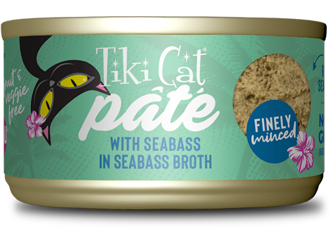 Tiki Cat Luau Pate Seabass 2.8oz