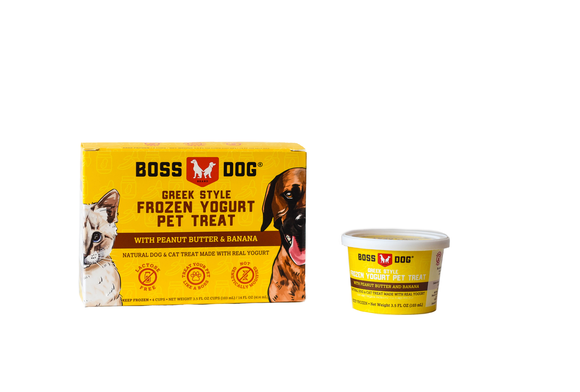 Boss Dog Frozen Yogurt Peanut Butter Banana