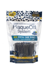 Proden Dog Plaque Off Mini Dental Bone Blueberry 12oz