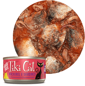 Tiki Cat Grill Mackerel Sardine In Calamari Consomme 2.8z