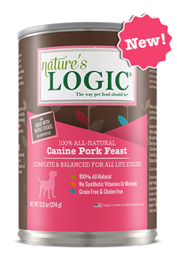 Nature's Logic K9 Pork 13.2z