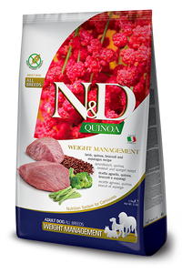 Farmina N&D K9 GF Quinoa Weight Management Lamb Med/Maxi 15.4lb