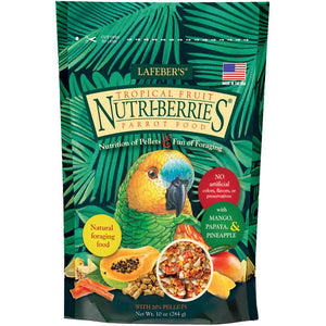 Lafeber Tropical Fruit Nutri-Berries Parrot Food 10oz