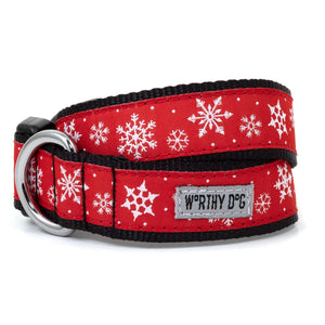 The Worthy Dog Let It Snow Collar