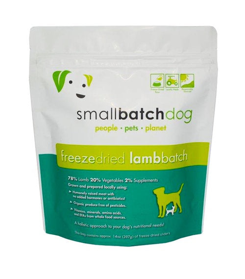 Small Batch K9 Freeze Dried Lamb Sliders 14oz