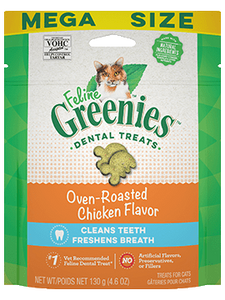 Greenies Feline Treat Chicken 4.6oz