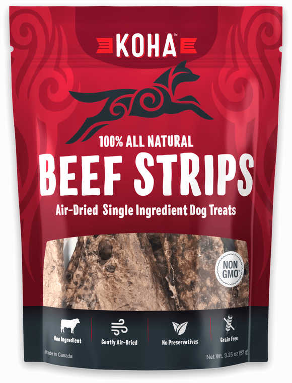 KOHA Beef Strips 3.25oz