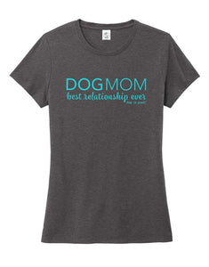 Dog Is Good TShirt Dog Mom Heather Charcoal