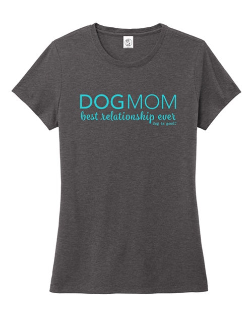 Dog Is Good TShirt Dog Mom Heather Charcoal