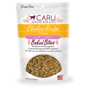 Caru Cat Soft N Tasty Natural Chicken Bites 3oz