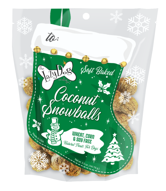 Lazy Dog Coconut Snowballs Stocking