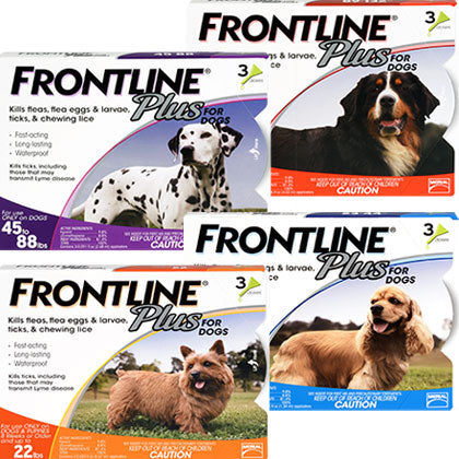 Frontline Plus Dog 3 Month Dose