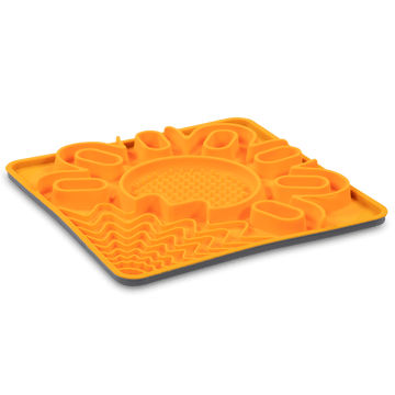 Messy Mutts Interactive Multi Mat Orange