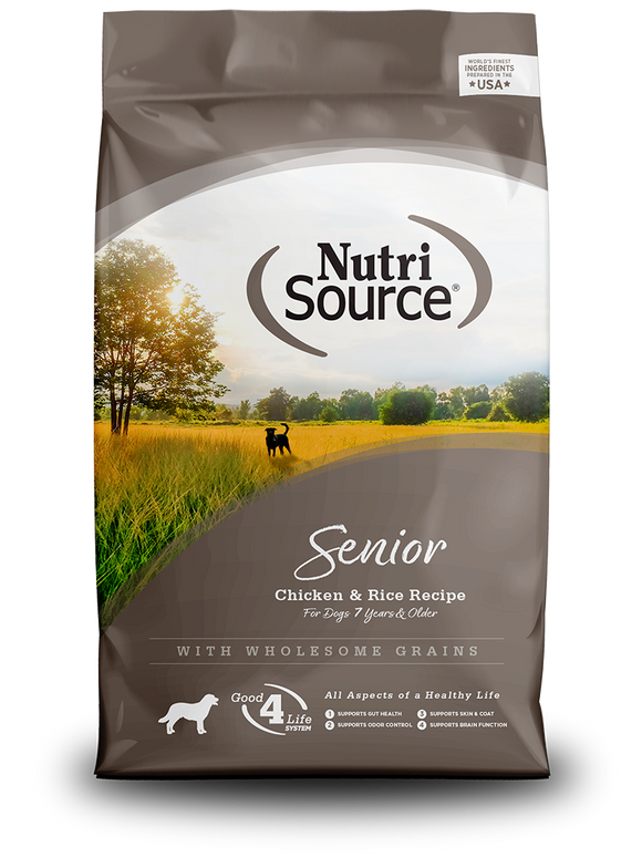 NutriSource Senior Chicken Rice Dog