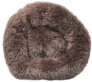 Pet Life Nestler Plush Soft Round Bed Grey*