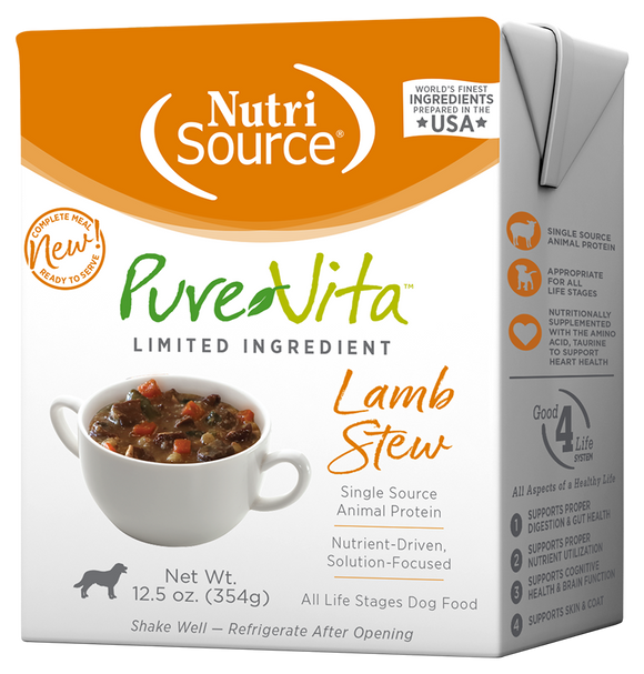 Purevita Dog Lamb Stew 12.5oz