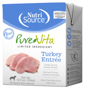 Purevita Dog Grain Free Turkey Entree 12.5oz