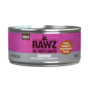 Rawz Cat Senior Turkey Pumpkin & Green Mussel 5.5oz