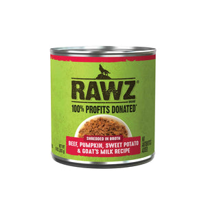 Rawz K9 Shredded Beef Pumpkin Sweet Potato Goats Milk 10oz