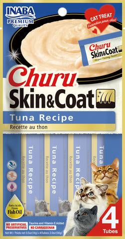 Inaba Churu Tuna Skin & Coat 2oz 4pk