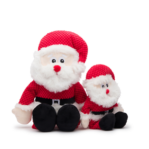 Fab Dog Floppy Santa Plush Toy