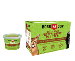 Boss Dog Frozen Yogurt Peanut Butter Apple