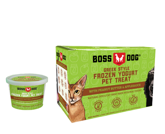 Boss Dog Frozen Yogurt Peanut Butter Apple