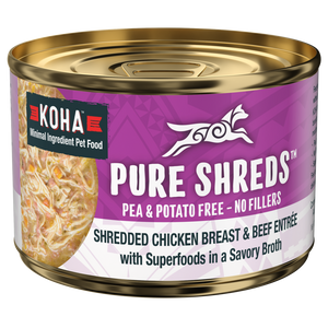 KOHA Dog GF Shredded Chicken Beef 5.5oz