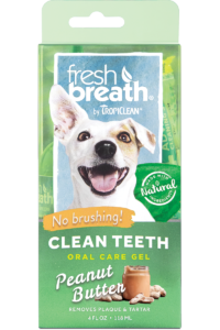 Tropiclean Fresh Breath Gel Peanut Butter 2oz