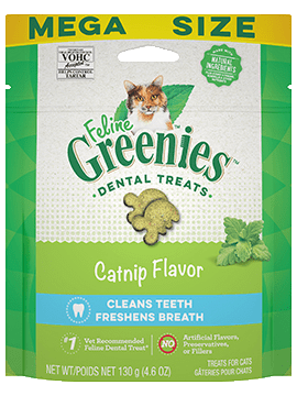 Greenies Feline Treat Catnip 4.6oz