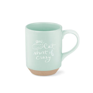 Fringe One Cat Short Stoneware Mug