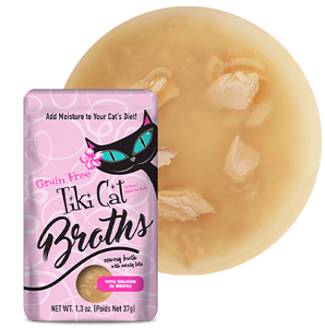 Tiki Cat Broth Pouch Salmon 1.3oz