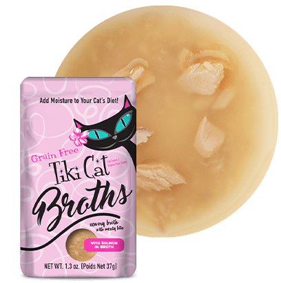 Tiki Cat Broth Pouch Salmon 1.3oz