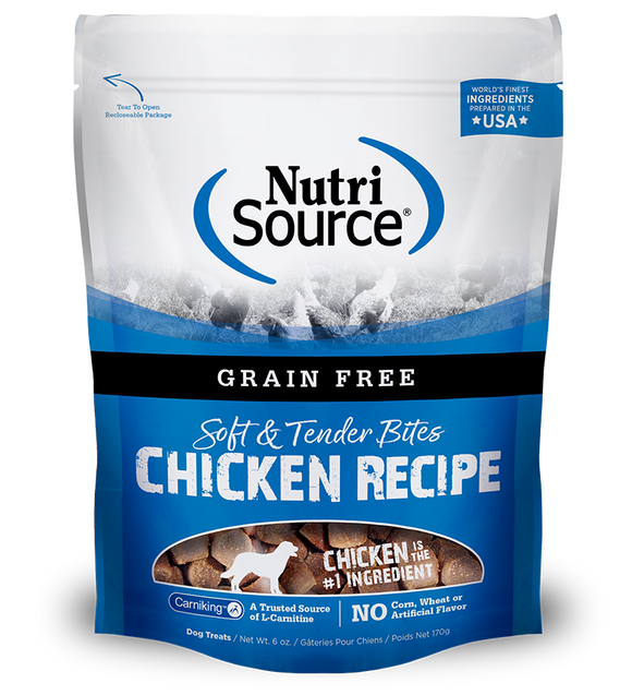 NutriSource GF Chicken Bites 6oz