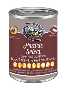 NutriSource K9 GF Prairie Select 13oz