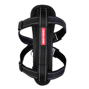 EzyDog Chest Plate Harness Black