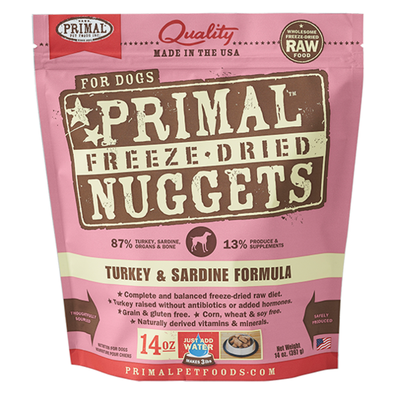 Primal Freeze Dry Dog Turkey Sardine