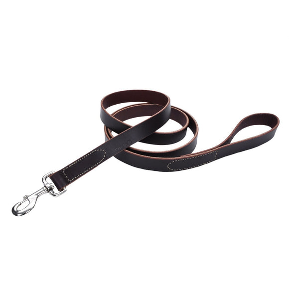 Coastal Latigo Brown Leather Leash